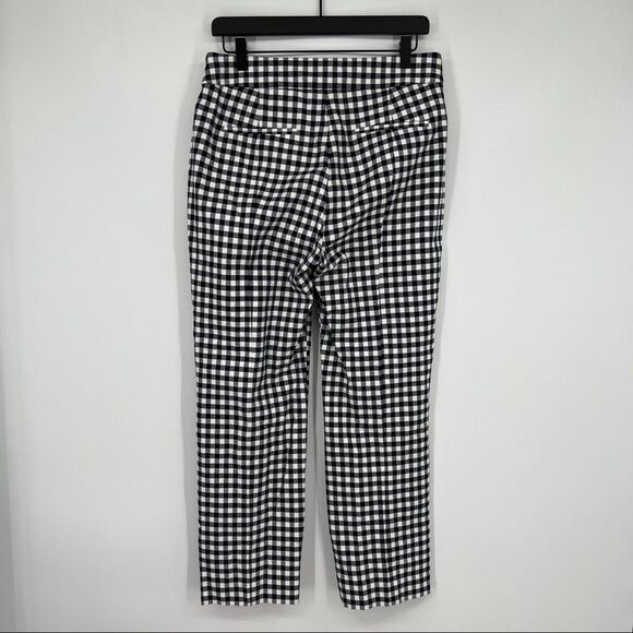 Re-Imagined By J. CREW Multi Striped Plaid Button Leg Capri Straight Leg Pants - Picture 8 of 15